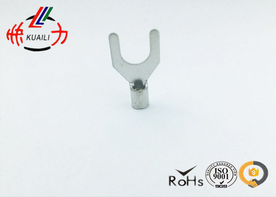 Safety Non Insulated Naked Spade Wire Connectors Terminals Tin Plated