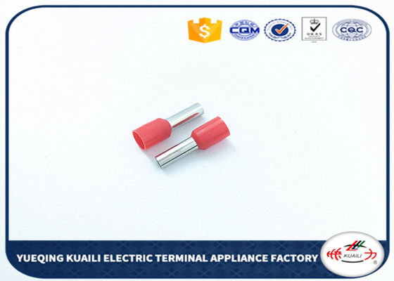 Easy Entry Copper Tube Insulated Cord End Terminals high performance strong service life AWG 14