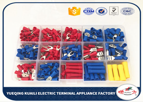 Electrical Wire Insulated Crimp Terminal Assortment Kit Spade Assorted Set KLI-9917432