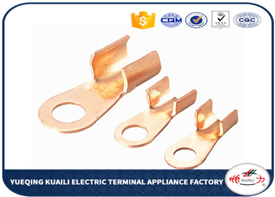 Tin Plated Copper Cable Lugs OT Series / Electrical Terminal Lugs