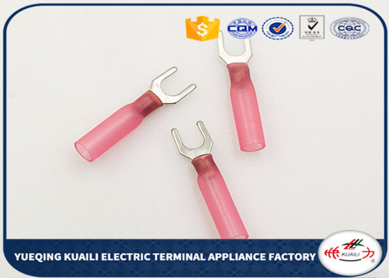 12AWG -10AWG insulated locking spade Heat Shrink Wire Terminals connector