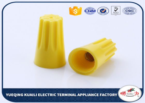 Yellow High Temperature Resist Battery Terminal Screw On Connector Cap OEM