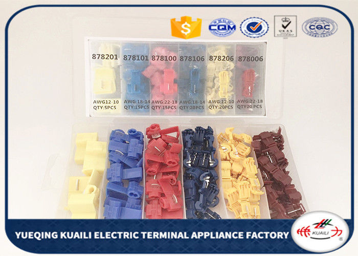 100PCS Yellow Scotch Lock Quick Splice 12-10 AWG Wire Connector 805P3