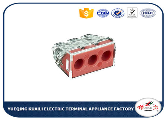 Electric Blockpush Spring Speaker Wire Terminal Connectors / Clip For Junction Box