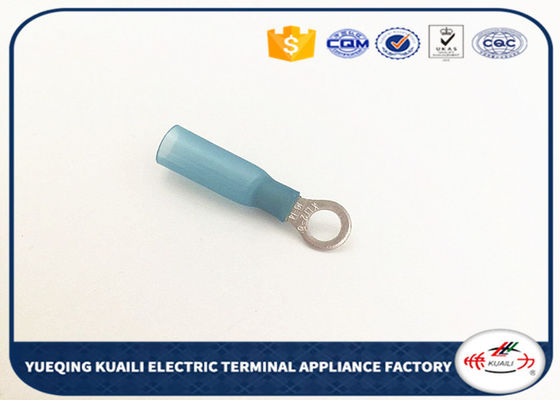 Blue Waterproof  Heat Shrink Connectors Ring Terminals HR2.5-5