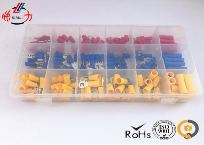 Transparent Box Subpackaging Red Yellow Blue Assorted electrical ...